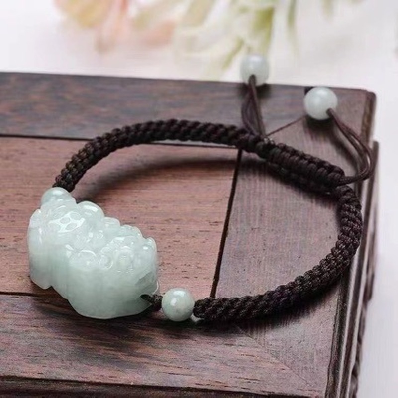 Jewelry & Watches Store - Natural Jadeite A-grade Pixiu Bracelet for