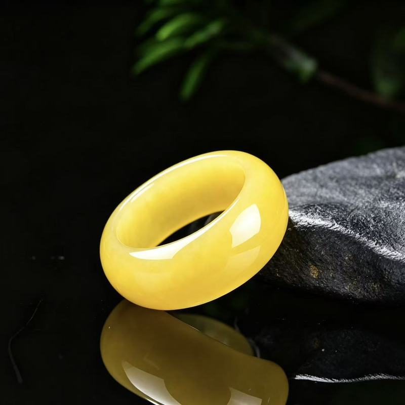 Genuine A-grade jadeite ring w - Jewelry & Watches Store review and price