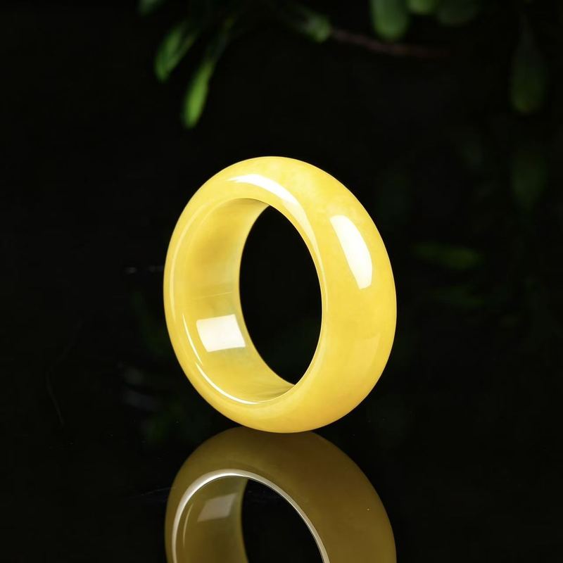 Genuine A-grade jadeite ring w - Jewelry & Watches Store review and price