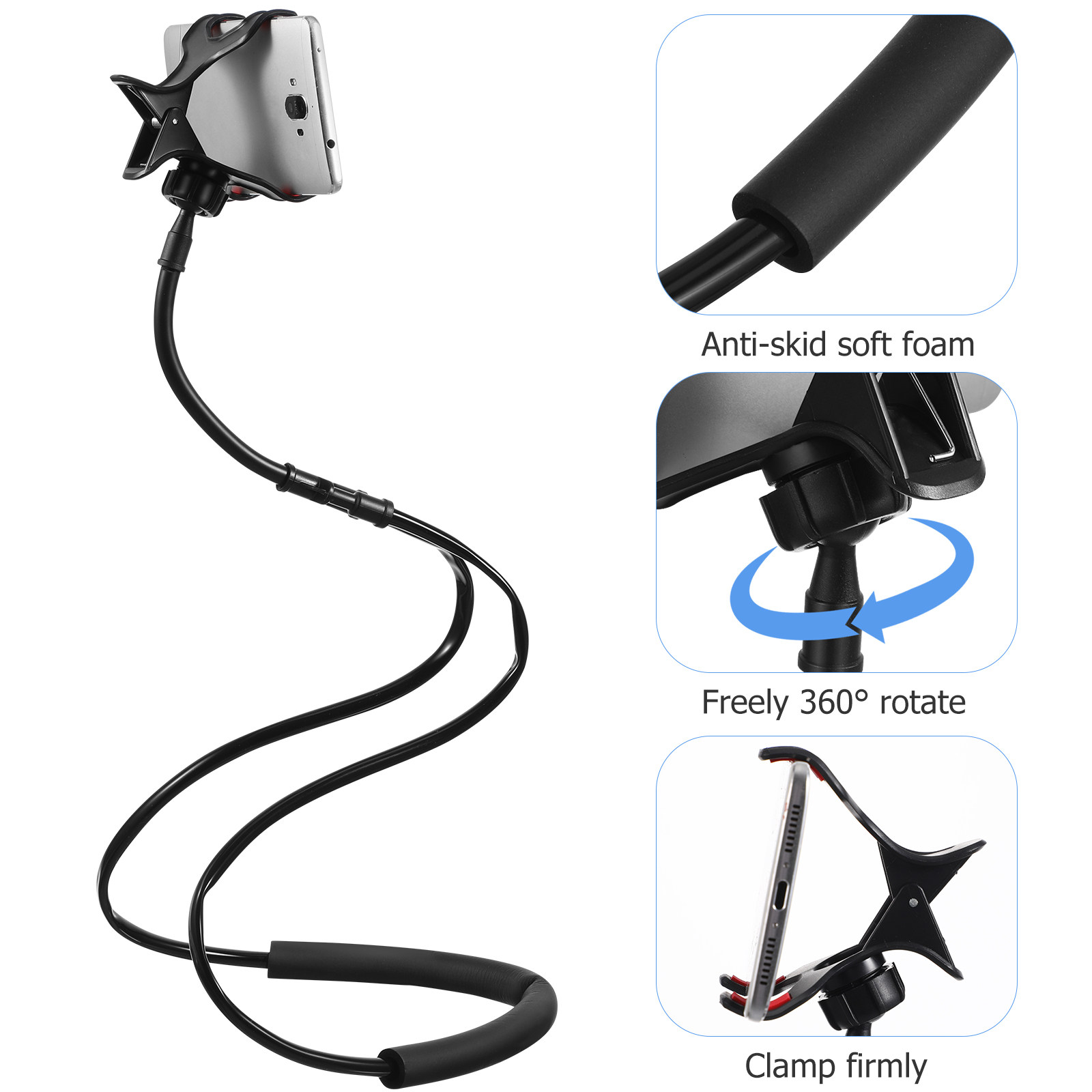 1Pcs Flexible Neck Hanging Pho - Watches & Jewelry Tsukiu review and price