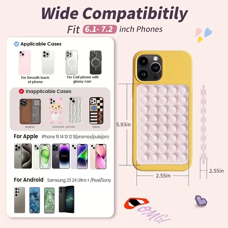 2-Pack Silicone Suction Phone  - Watches & Jewelry Tsukiu review and price