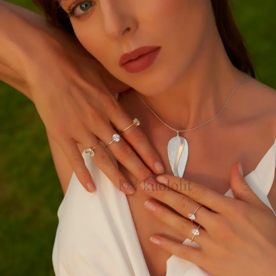 1CT‑2CT Round Cut 8.0mm D Colo - Luxury Gifts Jewelry & Watches Namfleg Mostar review and price