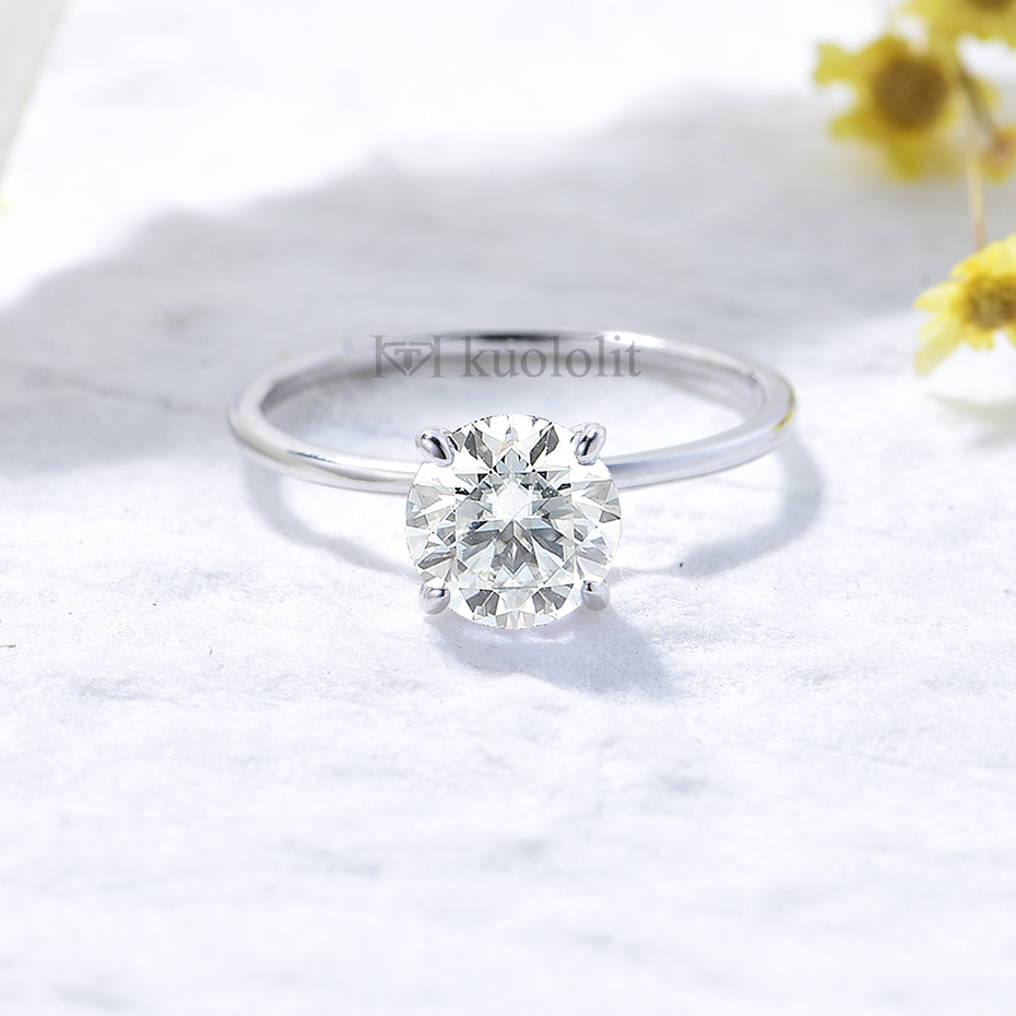 1CT‑2CT Round Cut 8.0mm D Colo - Luxury Gifts Jewelry & Watches Namfleg Mostar review and price