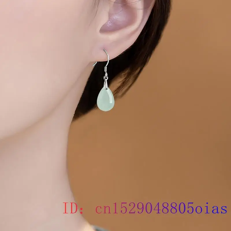 Burmese Jade Water Drop Earrin - Luxury Gifts Jewelry & Watches Namfleg Mostar review and price