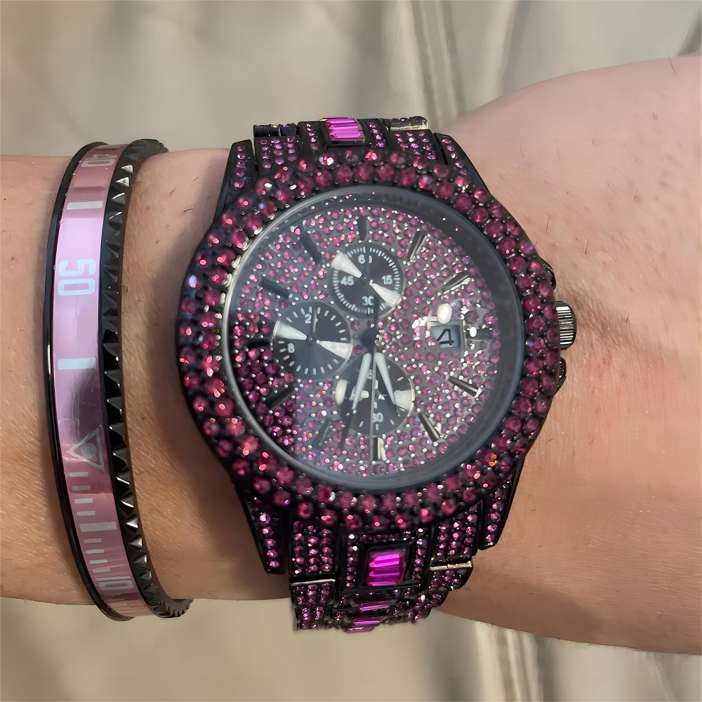 Hot Sell Red Ice Watch For Men - Jewelry And Watches Luxury Brand review and price