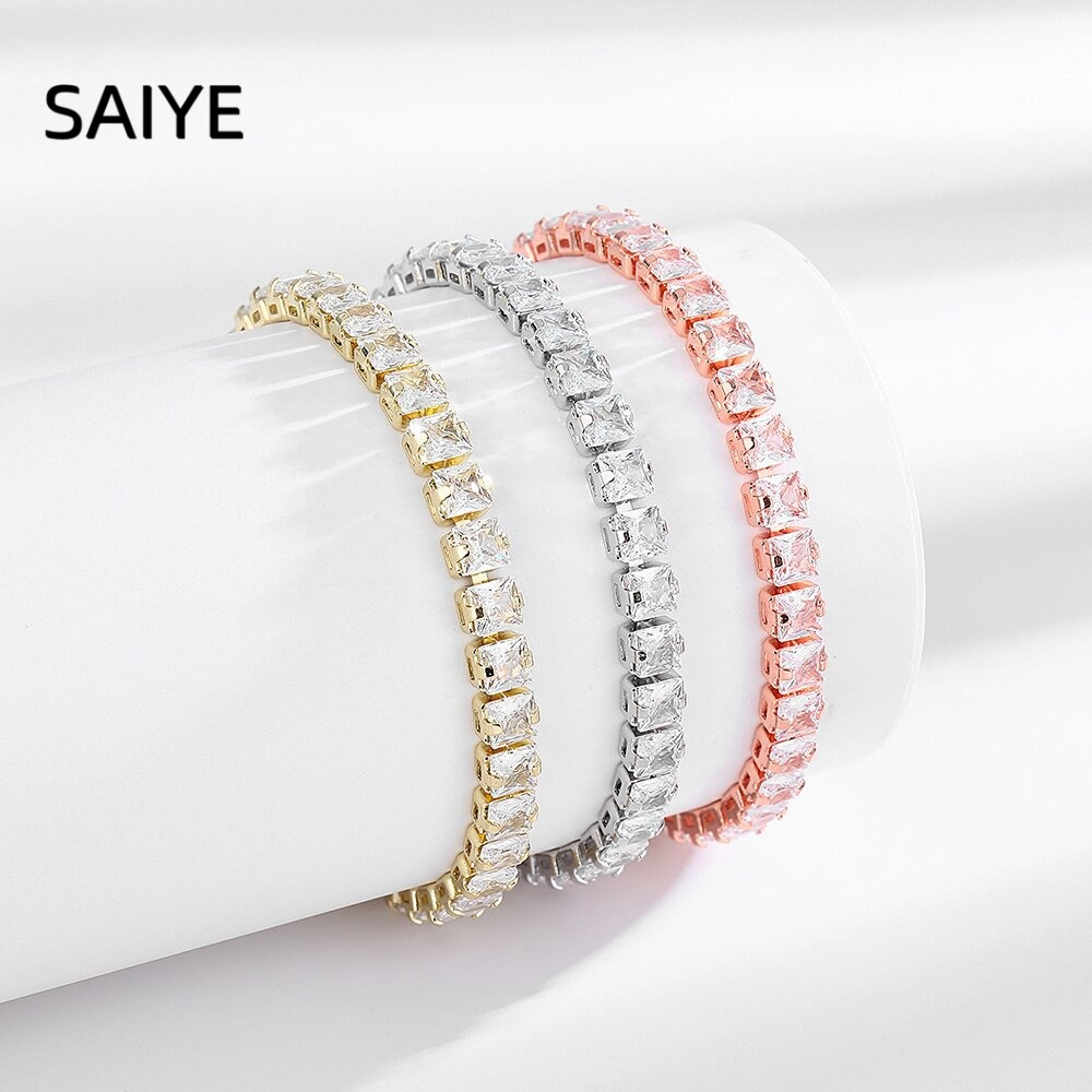 925 Sterling Silver Tennis Bra - Tennis Bracelet Cubic review and price