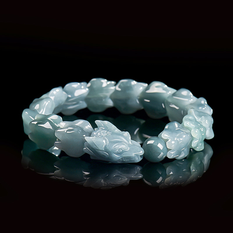 Blue Burmese Jadeite Dragon Br - Jewelry & Watches Sp Z Oo Opinie review and price