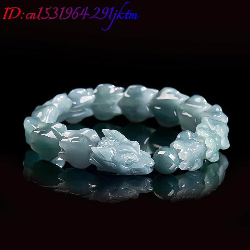 Blue Burmese Jadeite Dragon Br - Jewelry & Watches Sp Z Oo Opinie review and price