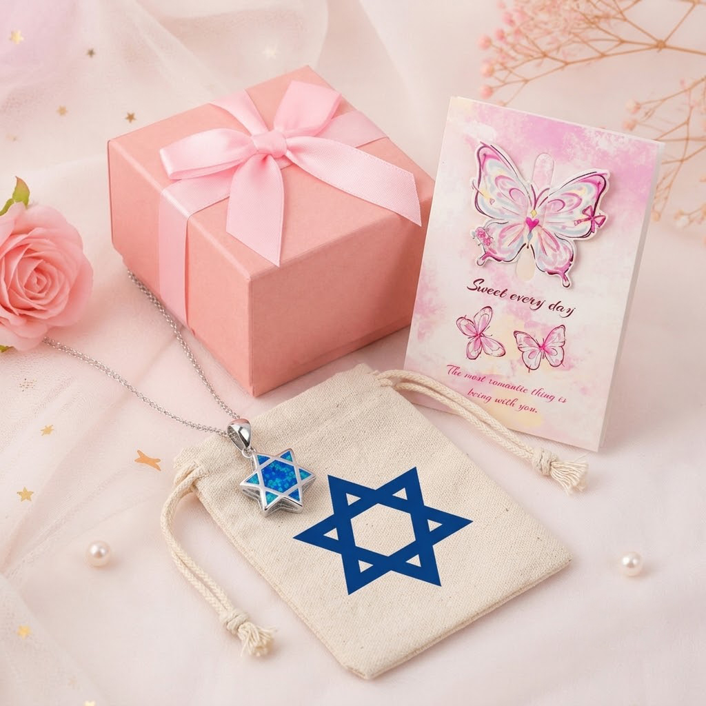 Star of David Opal Pendant Nec - Jewelry & Watches Sp Z Oo Opinie review and price