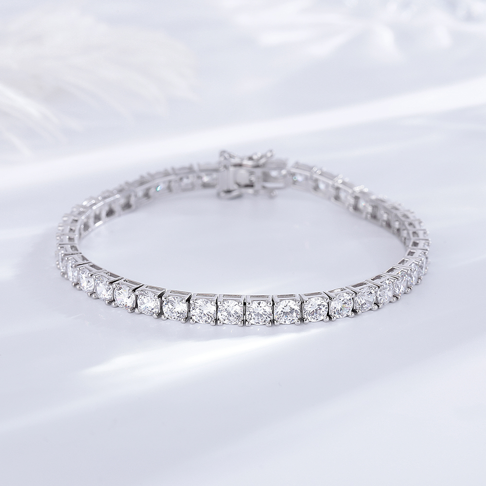 YLMyself 925 Silver Tennis Bra - Tennis Bracelet Cubic review and price