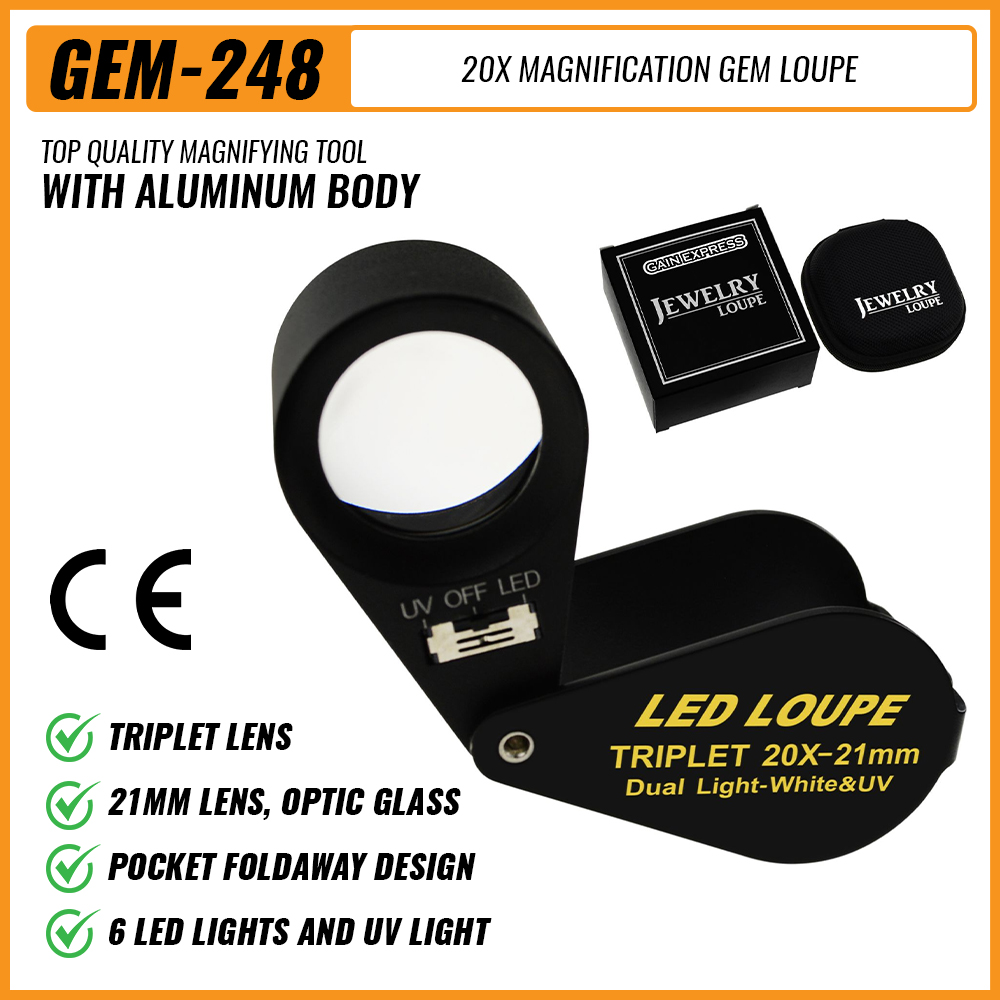 20x Jewelry Loupe 21mm Dual Li - Collectors Coins Jewelry & Watches Of Smithtown Reviews review and price