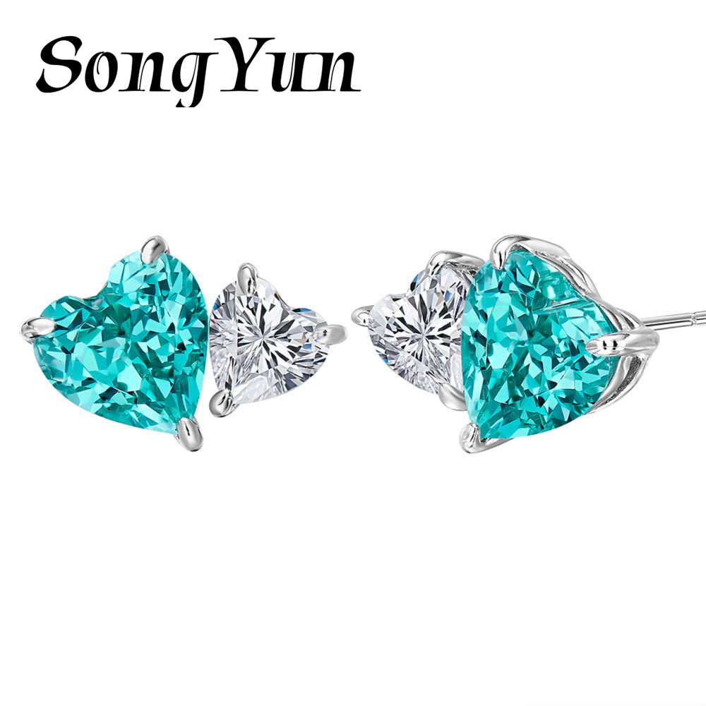 SONGYUN High Carbon Gemstones  - Diamond Stud Earrings review and price