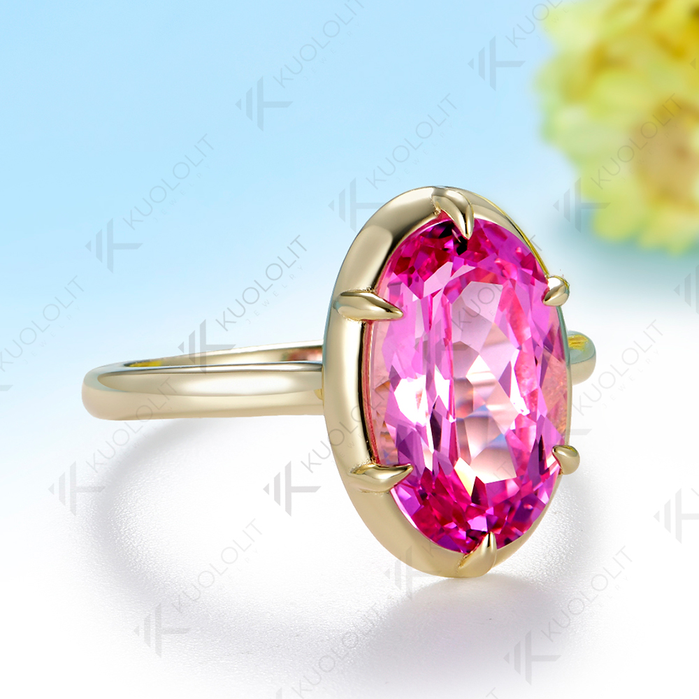 5.5CT Pear Cut Lab‑Grown Pink  - Luxury Gifts Jewelry & Watches Namfleg Mostar review and price