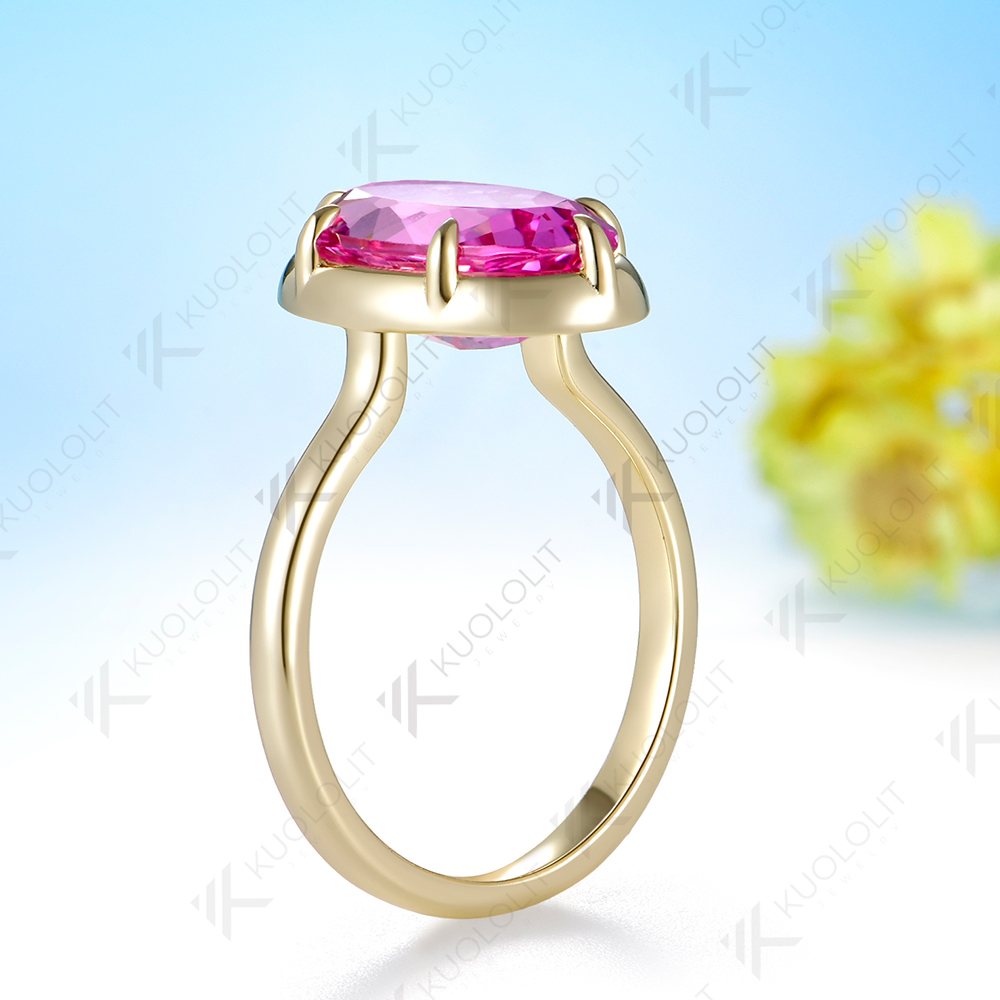 5.5CT Pear Cut Lab‑Grown Pink  - Luxury Gifts Jewelry & Watches Namfleg Mostar review and price